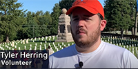 VA volunteer Tyler Herring